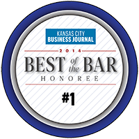 Kansas City Business Journal | 2014 Best of the Bar Honoree | Number 1